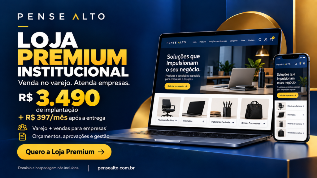 Banner Loja Premium Institucional